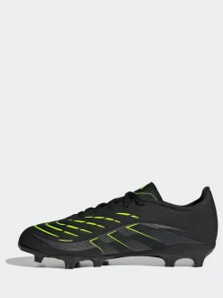 adidas Black/Grey Kids Predator League Firm/Multi Ground Boots New