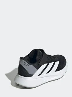adidas Duramo SL Hook and Loop Running Kids Trainers Black/White