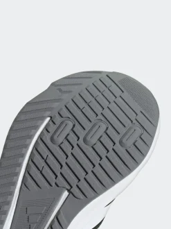 adidas Duramo SL Hook and Loop Running Kids Trainers Black/White