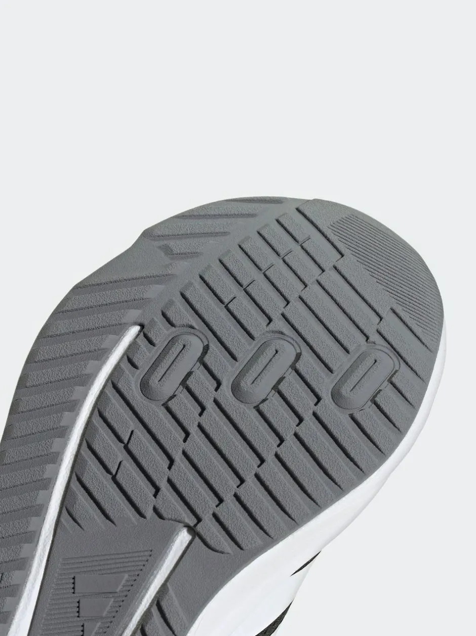 adidas Duramo SL Hook and Loop Running Kids Trainers Black/White