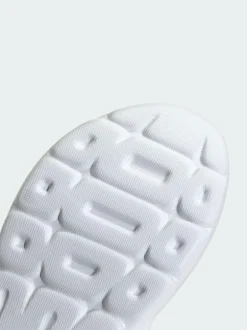 adidas Black/White Tensaur Comfort Slip On Junior Trainers Discount