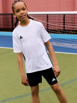 adidas Black/White Tiro 24 Kids Shorts Online