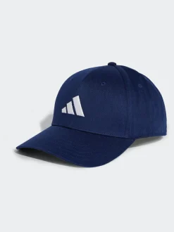 adidas Cotton Baseball Cap Blue New