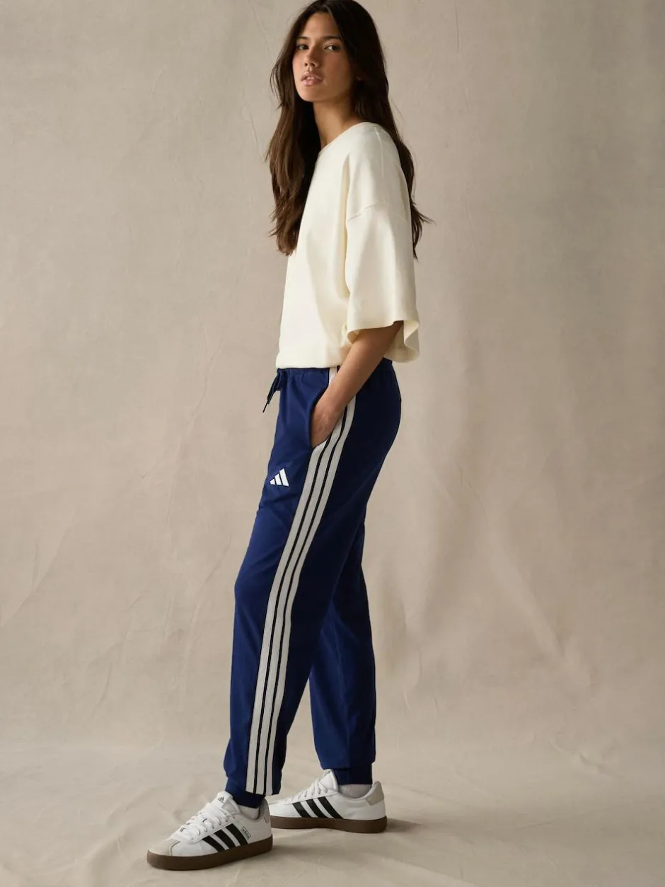adidas Essentials 3-Stripes Cuffed Joggers Blue