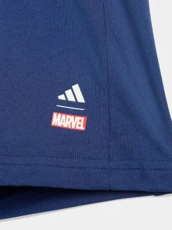 adidas Marvel Spider-Man Top and Shorts Infant Set Blue