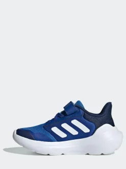 adidas Tensaur Run 2.0 Hook and Loop Kids Trainers Blue Clearance