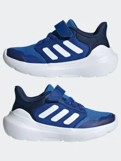 adidas Tensaur Run 2.0 Hook and Loop Kids Trainers Blue Clearance