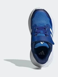 adidas Tensaur Run 2.0 Hook and Loop Kids Trainers Blue Clearance
