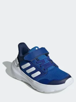 adidas Tensaur Run 2.0 Hook and Loop Kids Trainers Blue Clearance