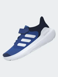 adidas Tensaur Run 2.0 Hook and Loop Kids Trainers Blue Clearance