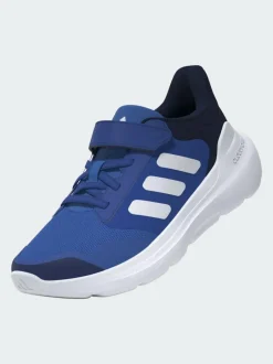 adidas Tensaur Run 2.0 Hook and Loop Kids Trainers Blue Clearance