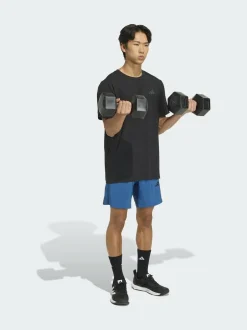 adidas Workout Essentials Base Woven Shorts Blue Sale