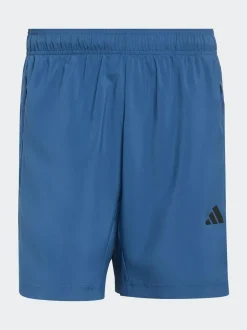 adidas Workout Essentials Base Woven Shorts Blue Sale