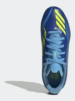 adidas Blue/Yellow Kids F50 Messi League Firm/Multi Ground Boots Discount