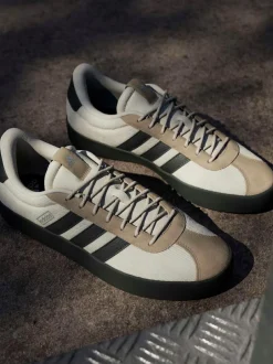 adidas VL Court Trainers Brown Clearance