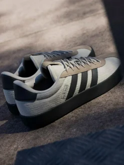 adidas VL Court Trainers Brown Clearance