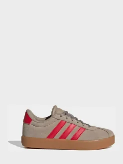 adidas Brown/Red VL Court 3.0 Trainers Discount