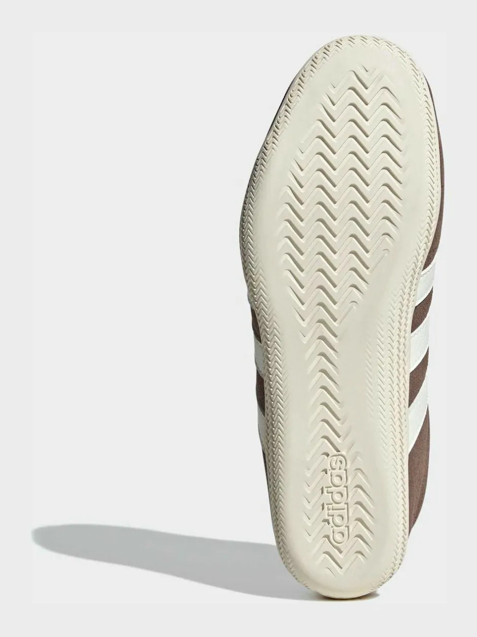 adidas Brown/White Grand Court Lo Trainers