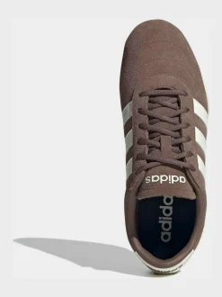 adidas Brown/White Grand Court Lo Trainers