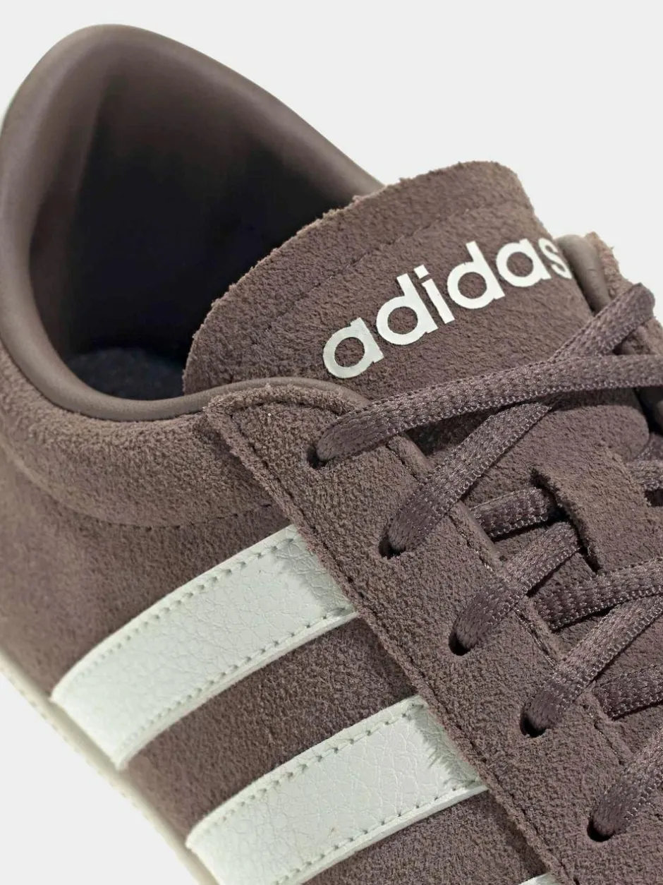 adidas Brown/White Grand Court Lo Trainers