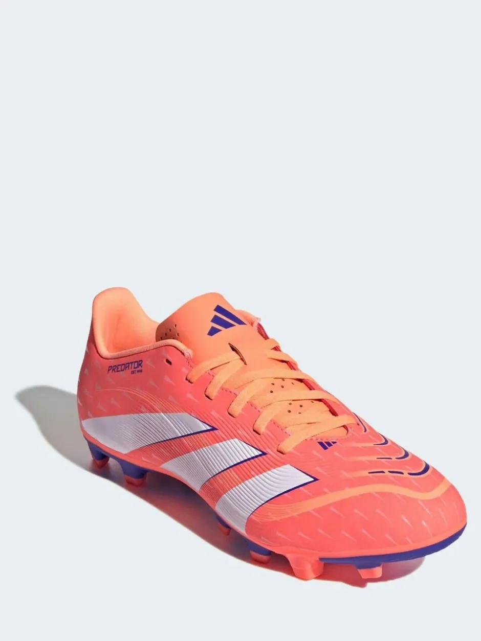 adidas Coral/White Adult Predator Club Firm/Multi Ground Boots Clearance