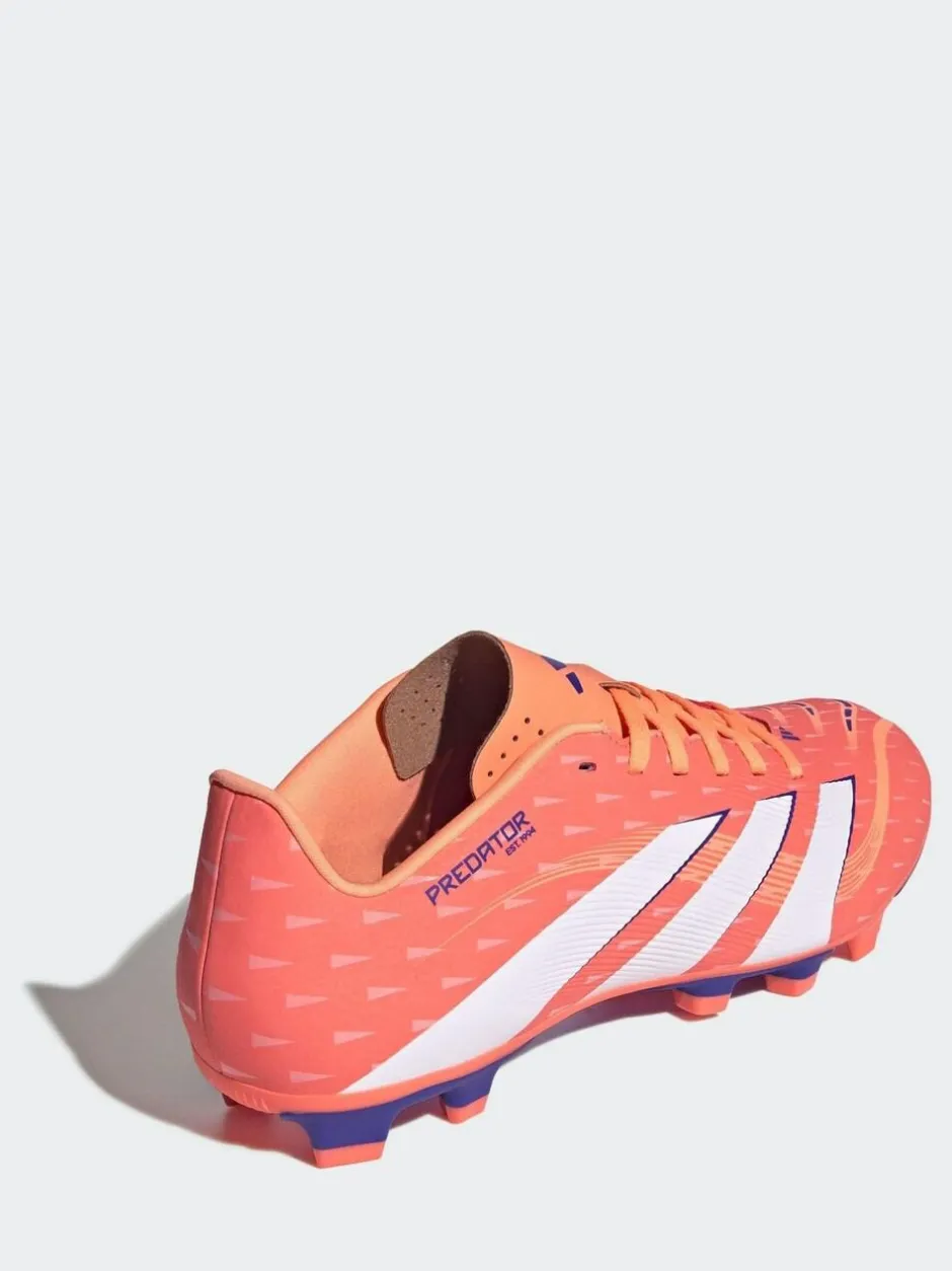 adidas Coral/White Adult Predator Club Firm/Multi Ground Boots Clearance
