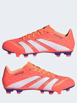 adidas Coral/White Adult Predator Club Firm/Multi Ground Boots Clearance