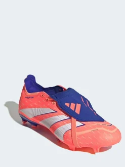adidas Coral/White Adult Predator League Fold-Over Tongue Firm/Multi Ground Boots Best
