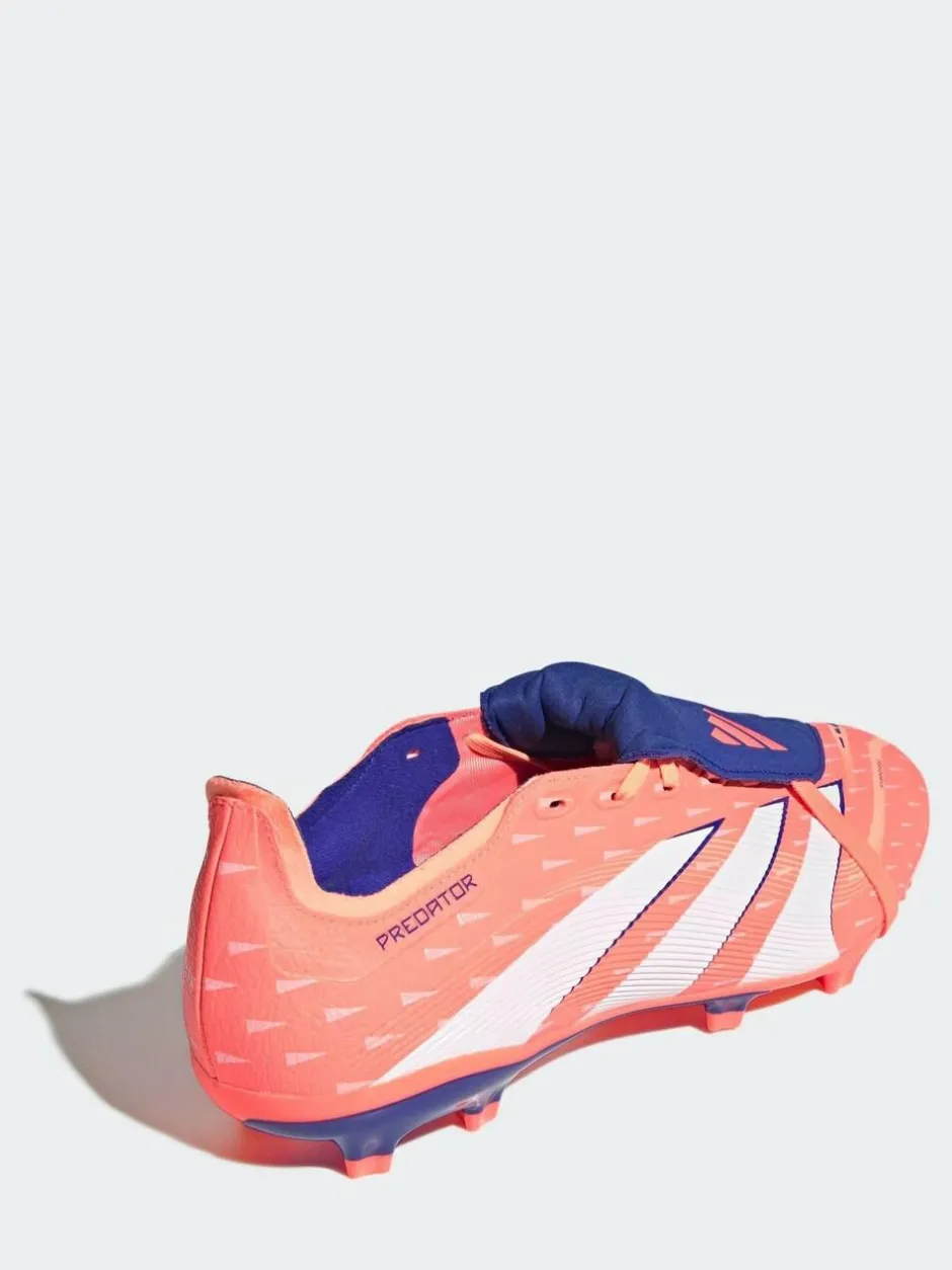 adidas Coral/White Adult Predator League Fold-Over Tongue Firm/Multi Ground Boots Best