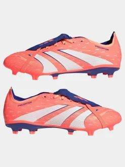 adidas Coral/White Adult Predator League Fold-Over Tongue Firm/Multi Ground Boots Best