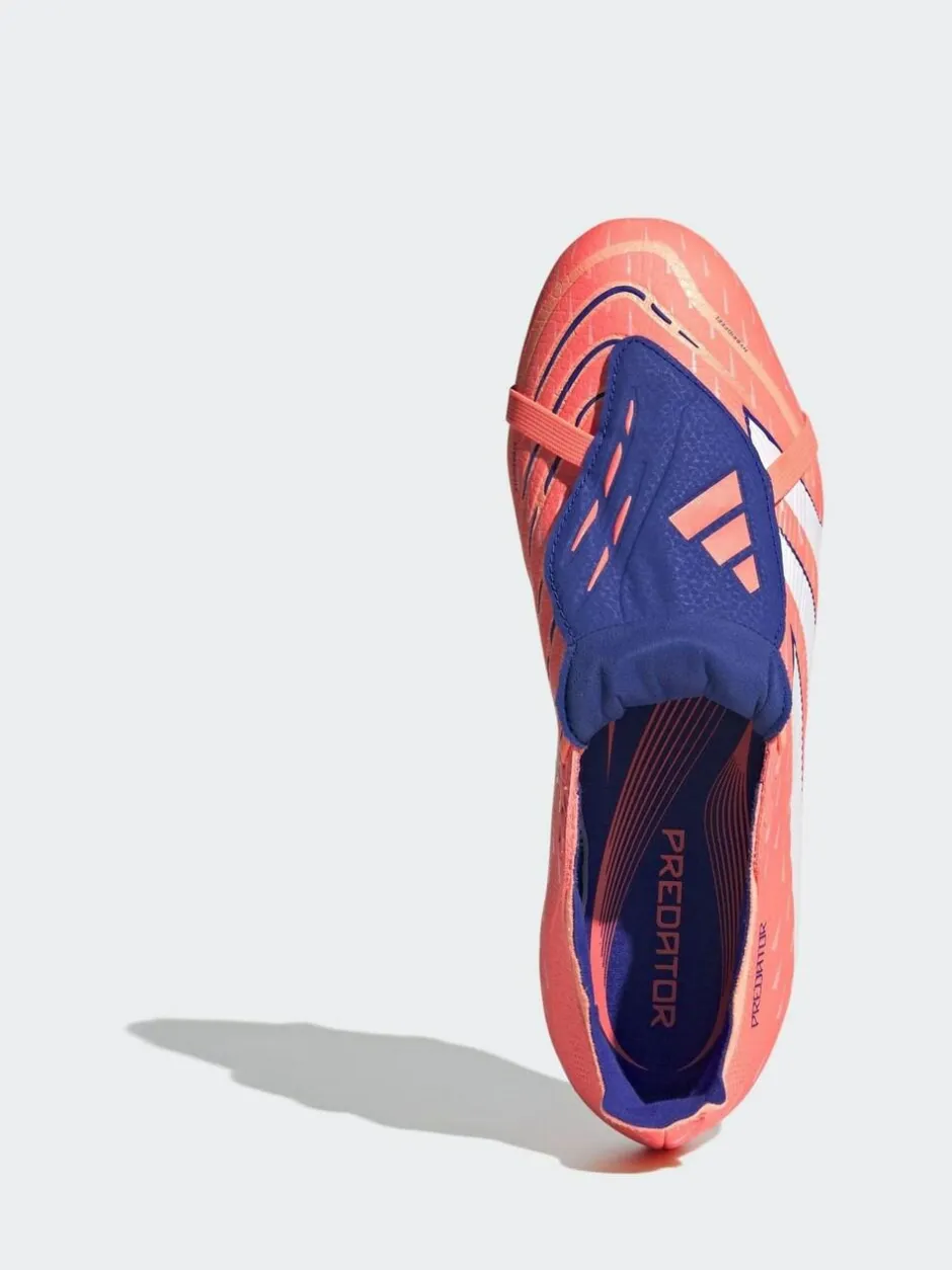adidas Coral/White Adult Predator League Fold-Over Tongue Firm/Multi Ground Boots Best