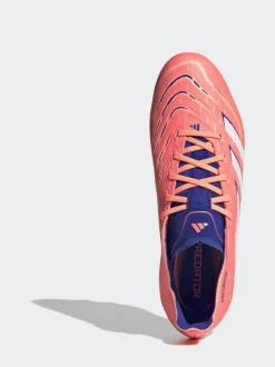 adidas Coral/White Adult Predator League Multi Ground Boots Online