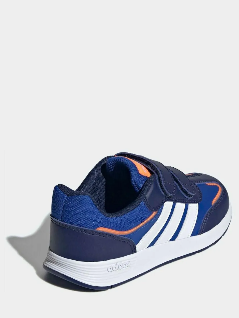 adidas Dark Blue Tensaur Switch Hook and Loop Kids Trainers Hot
