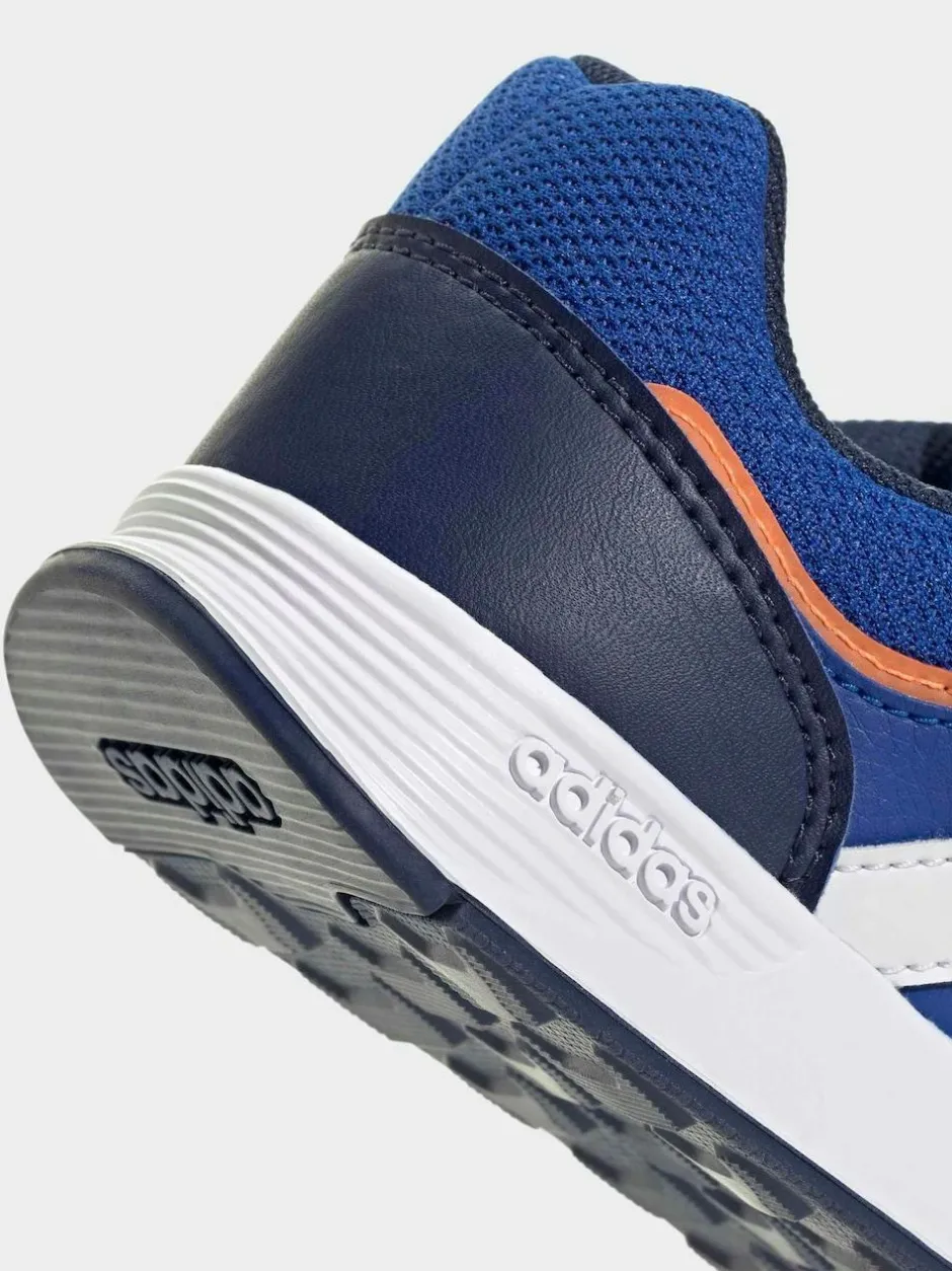 adidas Dark Blue Tensaur Switch Hook and Loop Kids Trainers Hot