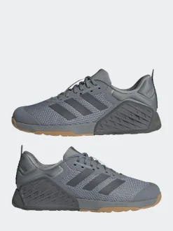 adidas Dropset 3 Trainers Grey New