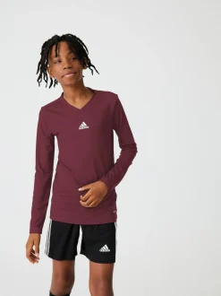 adidas Maroon Red Team Base T-Shirt Sale