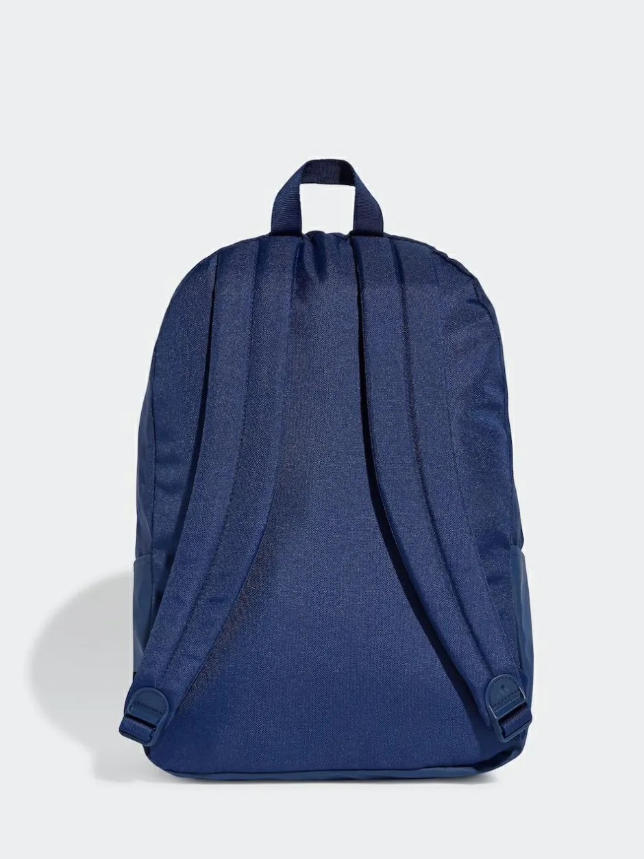 adidas Navy Blue Classic 3 Bar Logo Backpack Hot