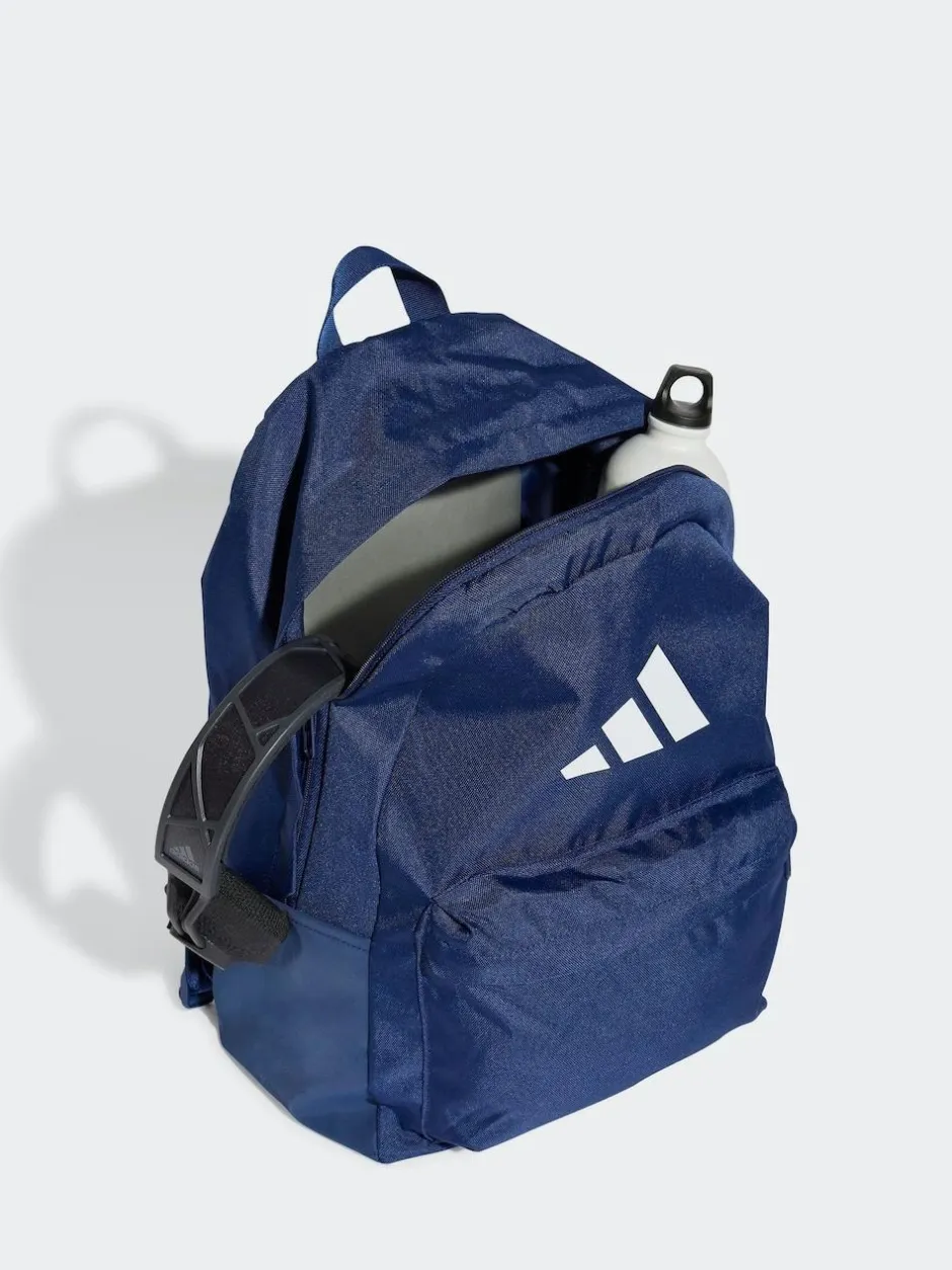 adidas Navy Blue Classic 3 Bar Logo Backpack Hot