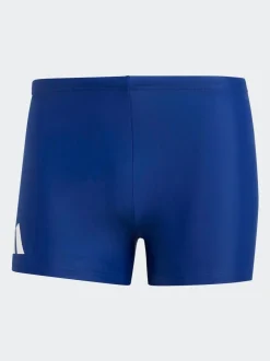 adidas Solid Swim Boxers Navy Blue Discount