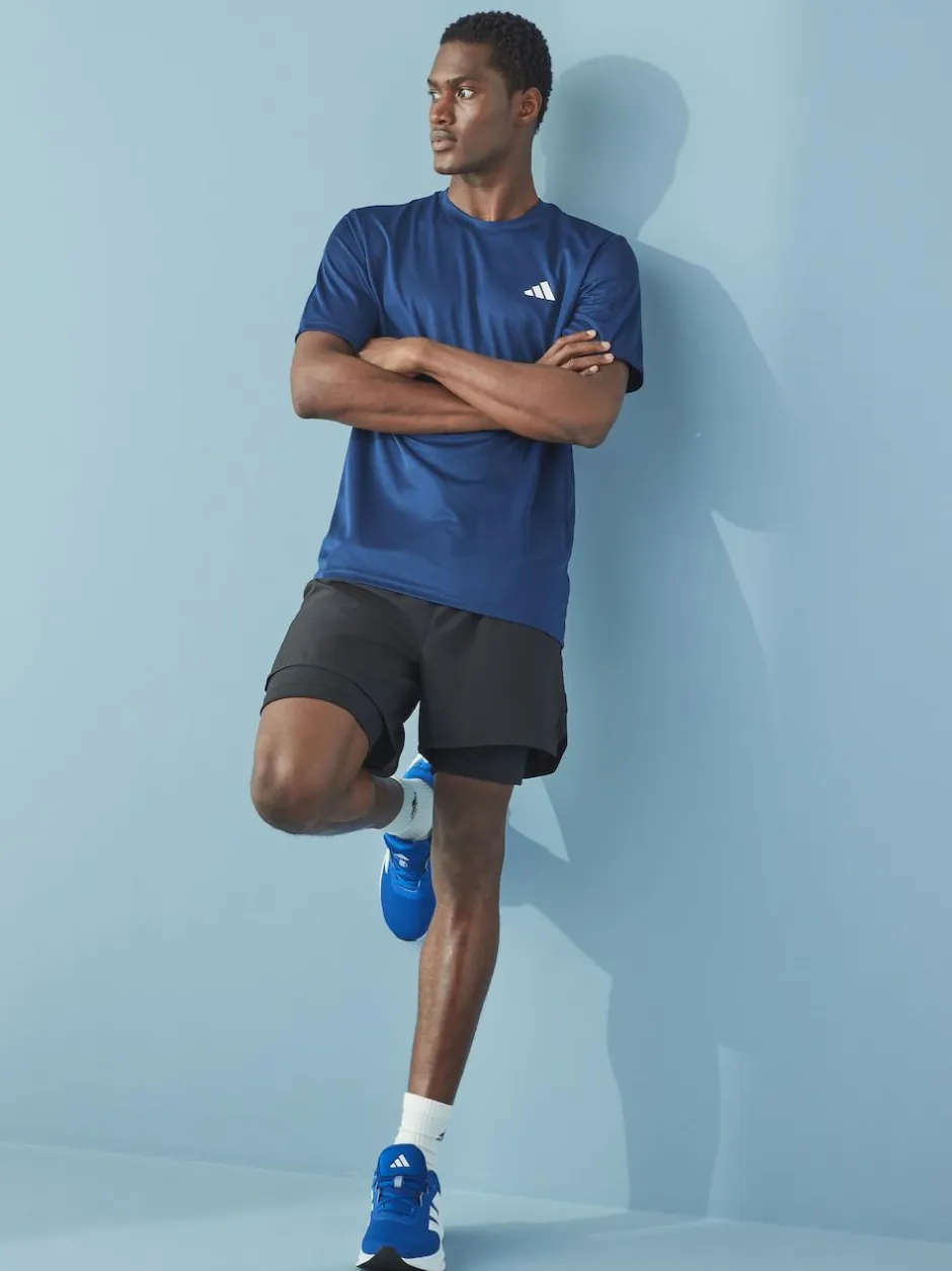 adidas Navy Blue Train Essentials Training T-Shirt Online