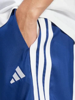 adidas Navy/White Essentials 3-Stripes Chelsea Shorts Hot