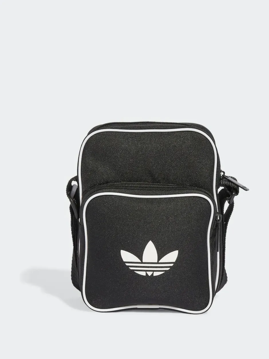 adidas originals Adicolour Cross-Body Bag Black New