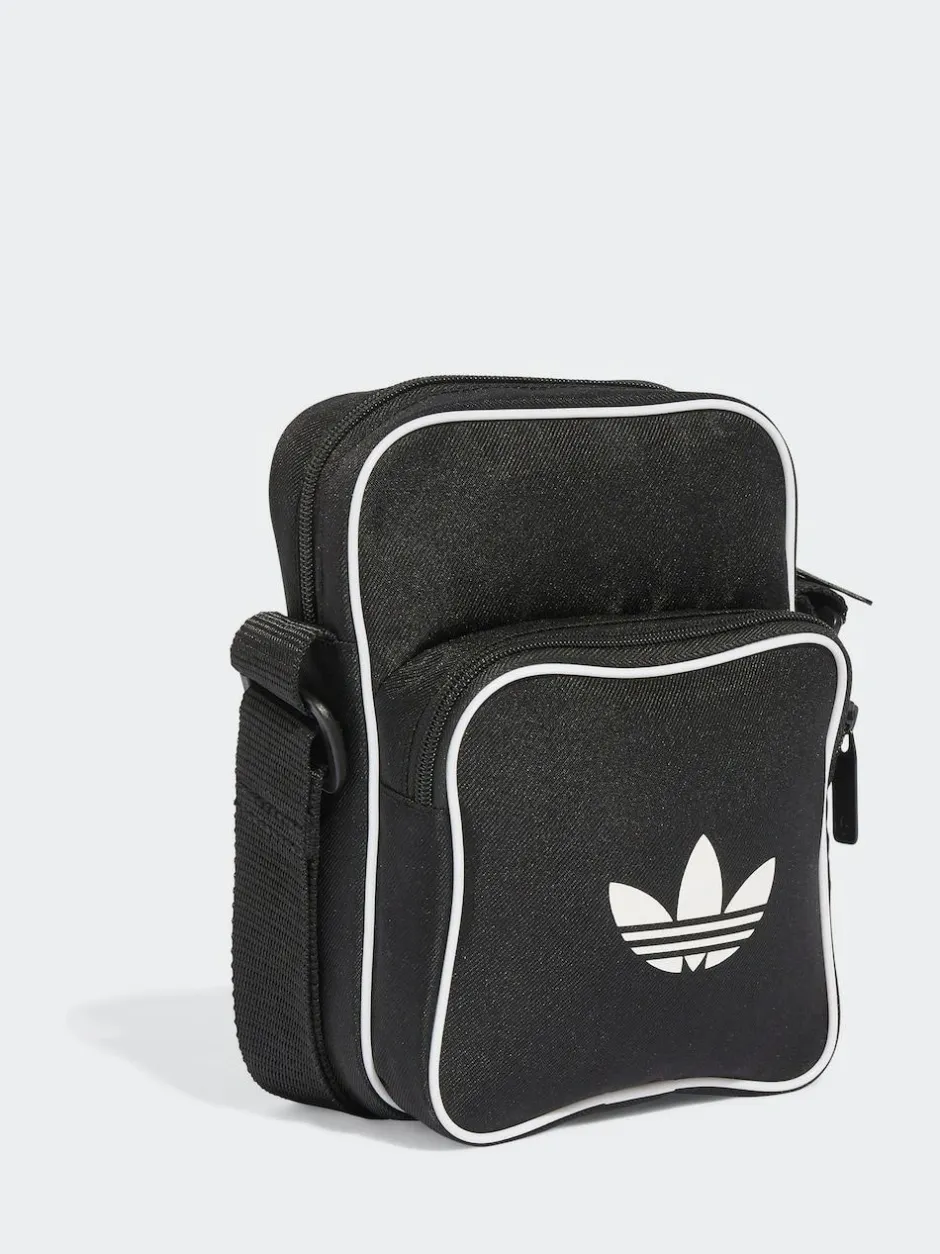 adidas originals Adicolour Cross-Body Bag Black New