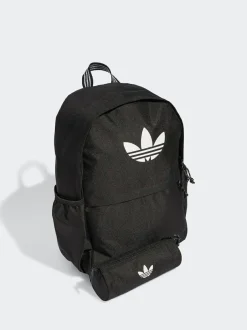 adidas originals Black Backpack With Pencil Case Clearance