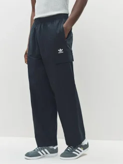 adidas originals Trefoil Essentials Woven Joggers Black Discount