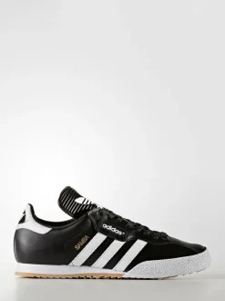 adidas originals Samba Suede Trainers Black/White New
