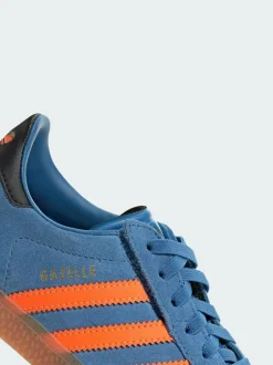 adidas originals Blue Gazelle Comfort Closure Elastic Lace Shoes Online