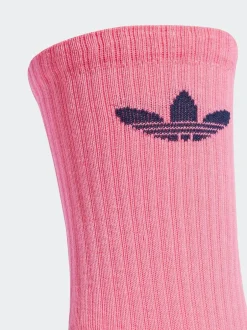 adidas Originals Blue Trefoil Crew Socks 6 Pack Hot