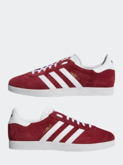 adidas originals Burgundy Red Gazelle Trainers