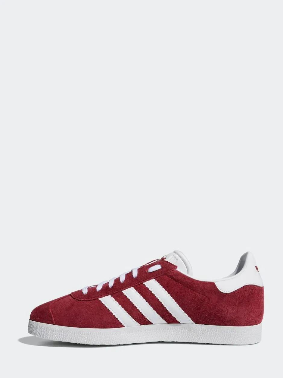 adidas originals Burgundy Red Gazelle Trainers